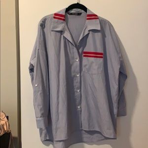 Zara basics button down